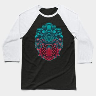 Barong Balinese with neon color Baseball T-Shirt